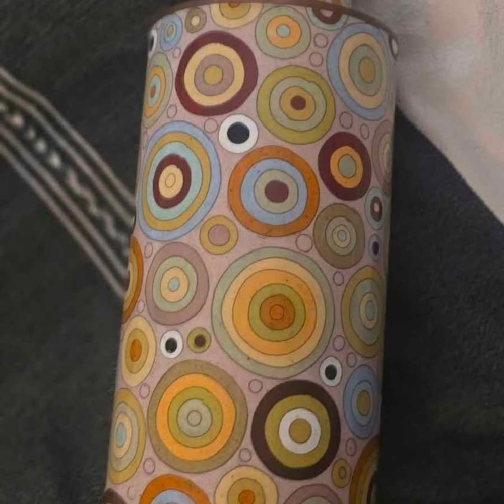 Colorful Abstract Art Vase - Picture 2 of 3